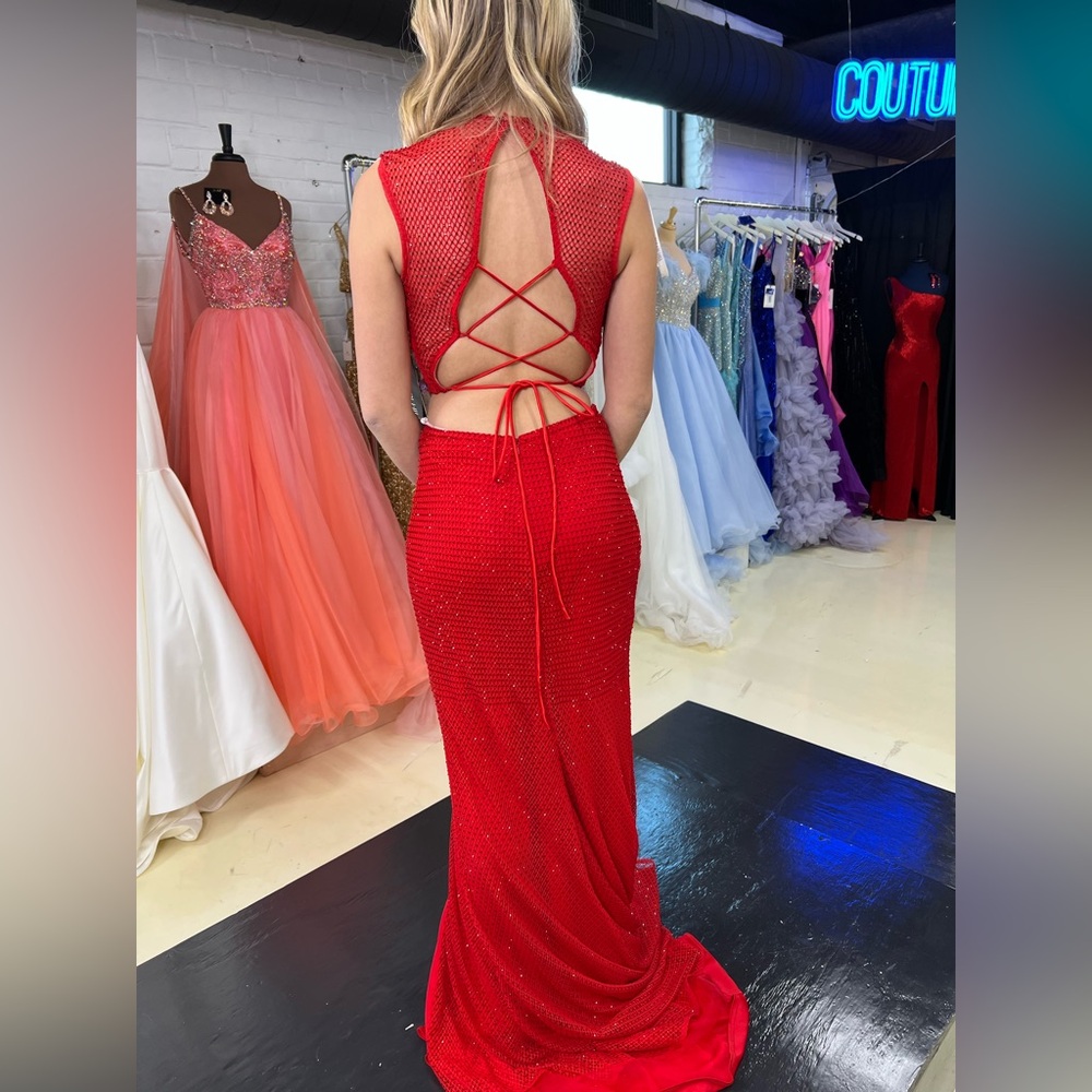 Sherri Hill Red Prom Dress